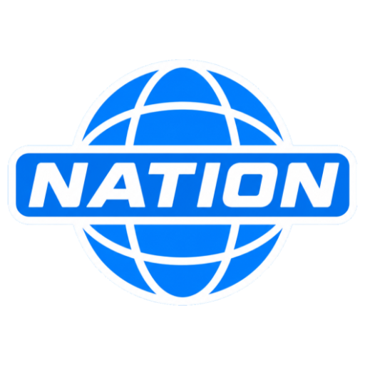 The Nation globe and wordmark
